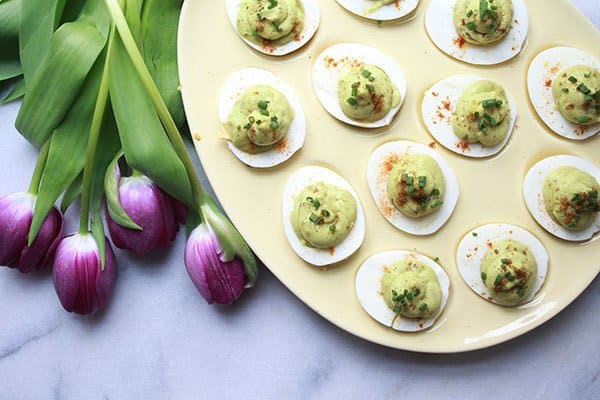 avocado deviled eggs