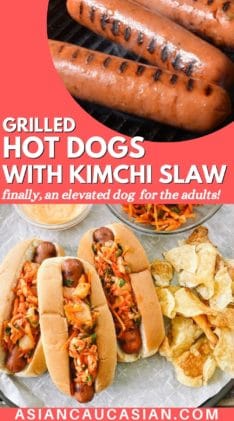 Hot Dogs with Kimchi Relish • Steamy Kitchen Recipes Giveaways