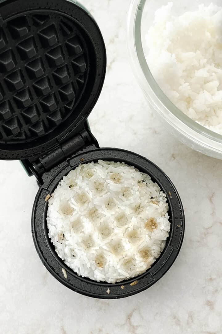 Sushi Waffles with Salmon and Tuna - Asian Inspired Eats Food Blog