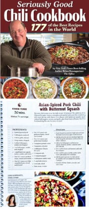 Asian Inspired Eats featured in Brian Baumgartner's Seriously Good Chili Cookbook.